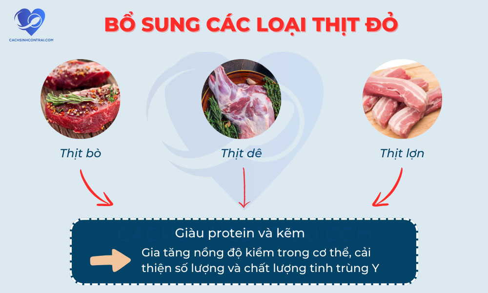 Các loại thịt đỏ giúp cải thiện sinh lý vô cùng hiệu quả